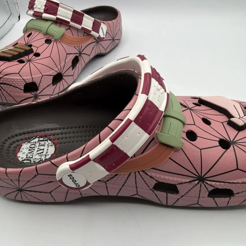 Crocs Classic Clog x Demon Slayer Nezuko US Men’s size 7 W 9 Accessories Read
